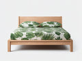 Doppelbett aus Holz 210 x 180 x 105 cm - Naturholzfarben - minimalistisches Design für das Schlafzimmer